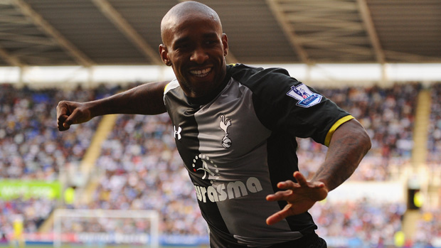 Jermain Defoe celebrates against Reading